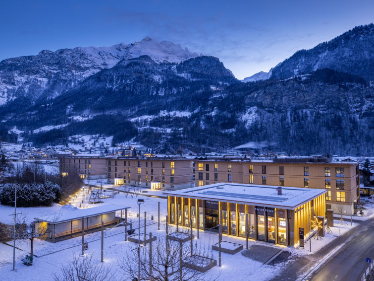 Swiss Peak Resorts in Meiringen BE im Winter mit Schnee. Aufgenommen im Januar 2021.  ©David Birri